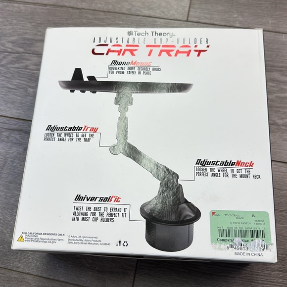 Tech Theory Car Tray new black in color excellent condition new car tray - Picture 5 of 5